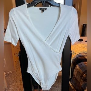 Topshop white bodysuit